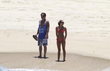  - x Miley and Billy Ray on the Beach in Mexico - 24th May 2010