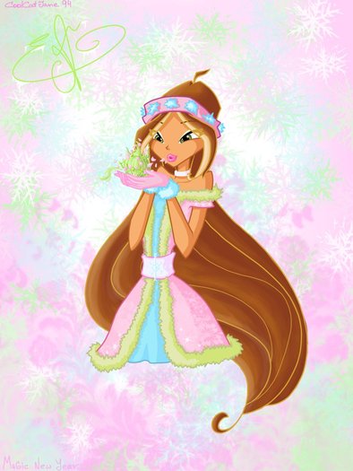 floramagicnewyearbycool - WINX CHRISTAMAS