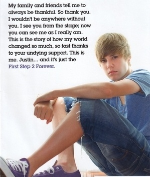  - Justin Bieber First Step 2 Forever My Story Scans
