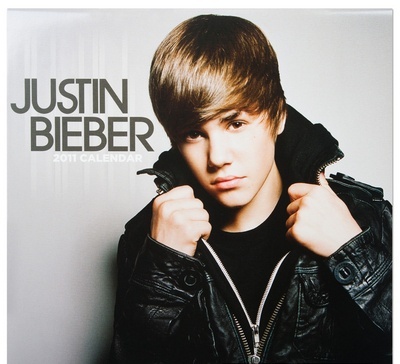  - Justin Bieber 2011 Wall Calendar