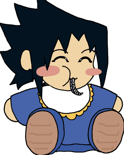 Naughty_Baby_Sasuke_by_dagreenbeast62 - so cute