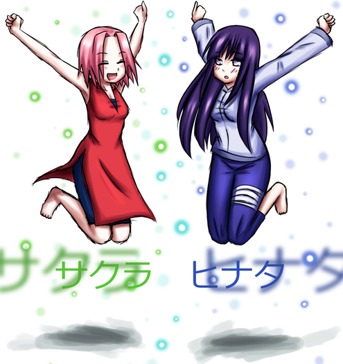 Sakura_and_Hinata_by_MiseryLolita