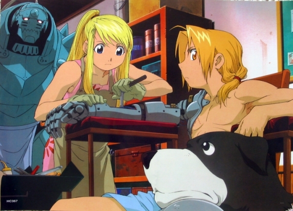 poster-winry-fix - Edward and Winry