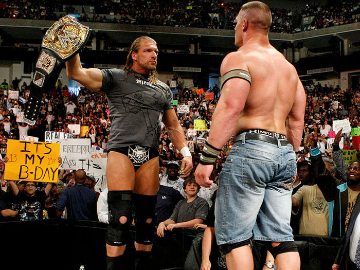 WWE-RAW-Triple-H-John-Cena_946612 - Triple H-King Of Kings
