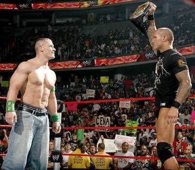 john cena randy orton wwe raw