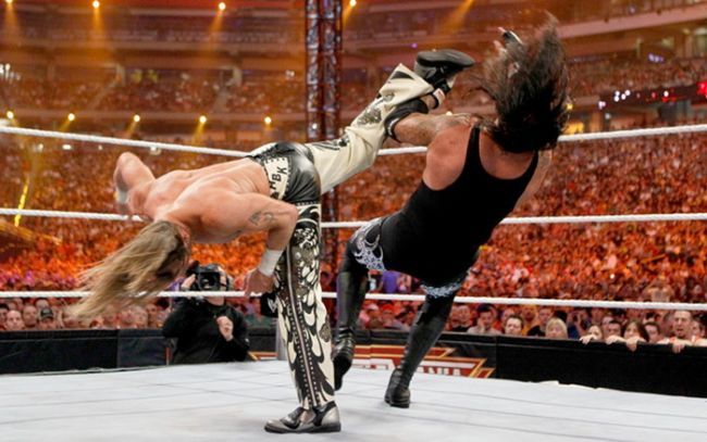 sweet chin musik to taker - Shawn Michaels-The Best Wrestler Of History