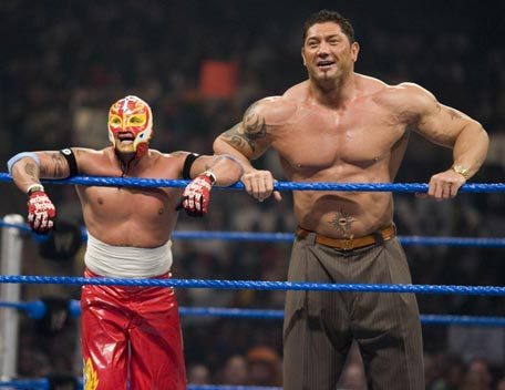 Rey-Mysterio-and-Batista - Rey Mysterio