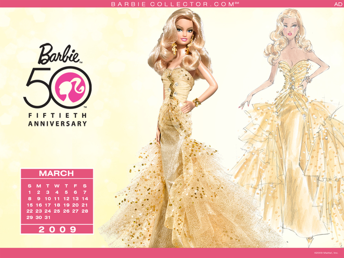 Barbie 50 years - barbie wallpaper