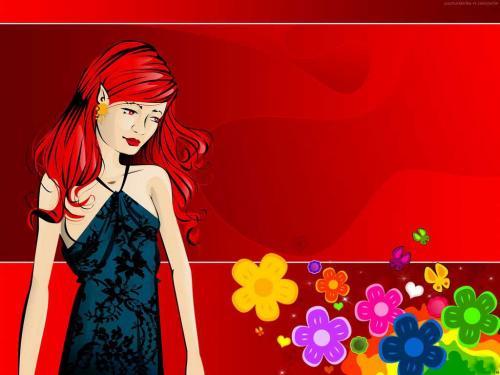 Free 3D Wallpapers Fete si Flori Poze 3D Flori Frumoase