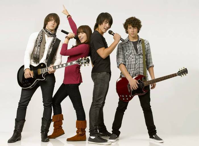 Mitchie,Shane,Nate si Jason - CAMP ROCK