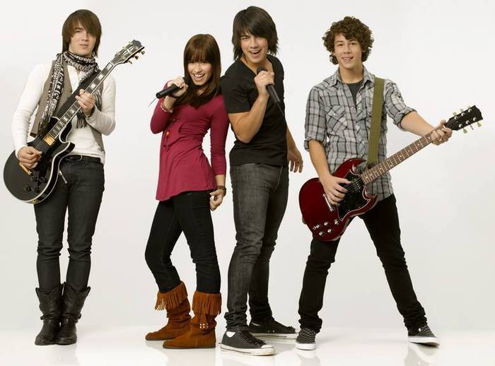 Mitchie,Shane,Nate si Jason - CAMP ROCK