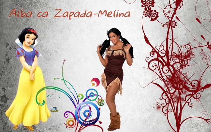 Melina-Alba ca Zapada - 000-WWE Princesses-000