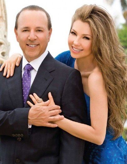 Thalia & Tommy - Thalia si sotul ei Tommy Mottola