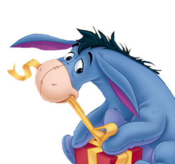 eeyore-opening-gift