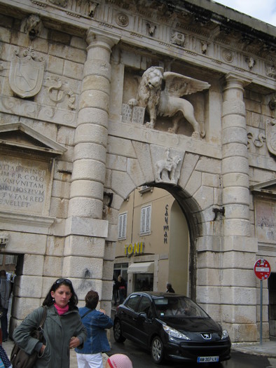 Zadar - poarta cu leu (Kopnena vrata)