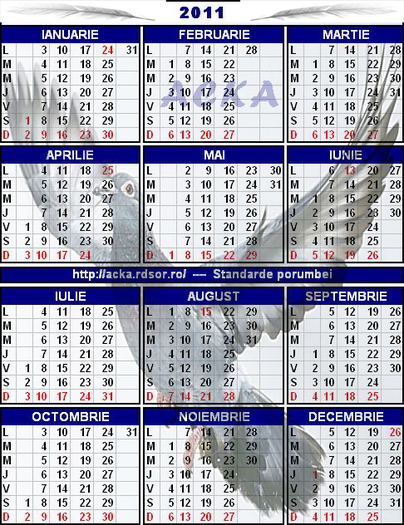 Calendar 2011 - Fata - calendar 2011