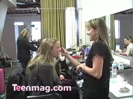 Miley Cyrus & Emily Osment - TEEN Magazine Photo Shoot 056