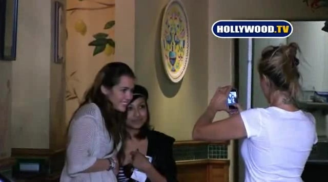 Miley Cyrus Sign Autographs For Fans At Market City. 047 - 0 Screencaptures  By  Me  - Miley Singinin Autographs  At  LAMarket