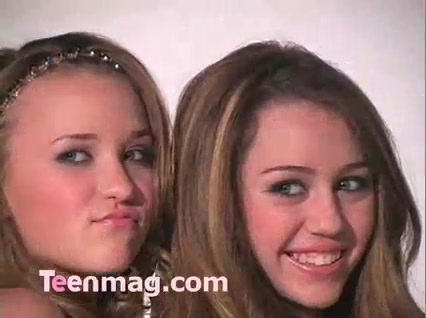 Miley Cyrus & Emily Osment - TEEN Magazine Photo Shoot 232 - 0 Screencaptures  By  Me  - Miley And  Emily TEEN Choice  PhotoShoot