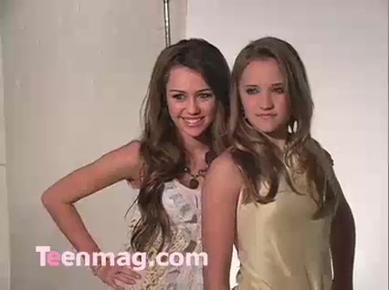 Miley Cyrus & Emily Osment - TEEN Magazine Photo Shoot 242 - 0 Screencaptures  By  Me  - Miley And  Emily TEEN Choice  PhotoShoot