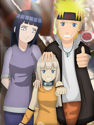 NaruHina_Family_by_TejaMa - uzumaki family