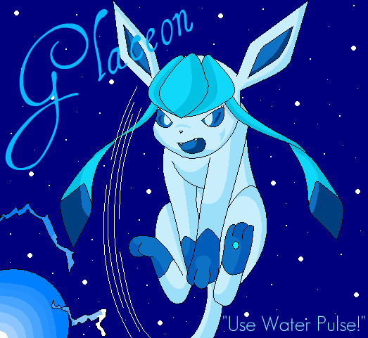 Glaceon___Use_Water_Pulse_by_CarnationRose[1] - glaceon