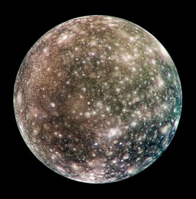Callisto - satelit Jupiter - Planetele Sistemului Solar