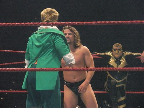 Brian Kendrick And Goldust And Hornswoggle - Hornswoggle