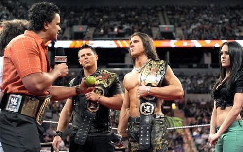 Primo and Carlito vs The Miz and John Morisson