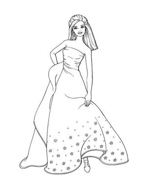 barbie-coloring-pages-22 - Barbie