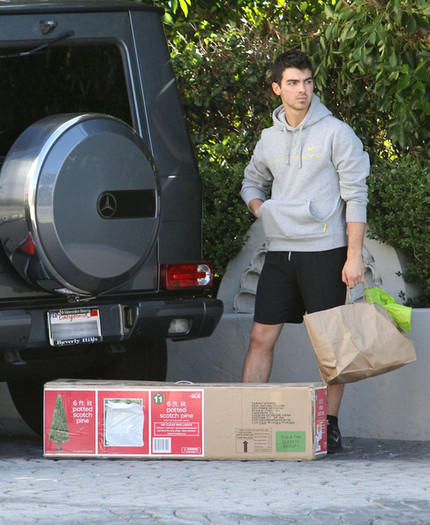 Joe+Jonas+Joe+Jonas+Bringing+Home+Fake+Christmas+ru9KbJKM-h4l - Joe Jonas Bringing Home A Fake Christmas Tree