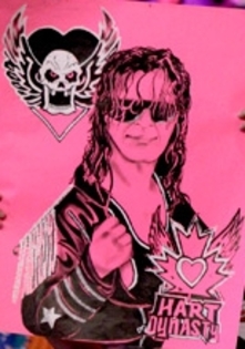 bret-hart-cartoon-sketch - Wrestling Animated