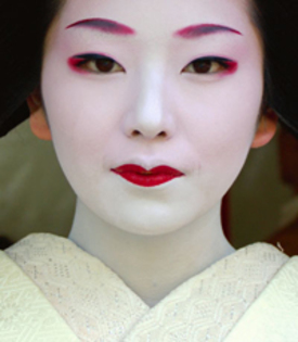 geisha make up. - Gheise