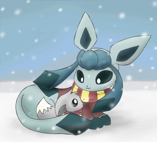 Glaceon and Eevee