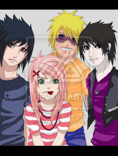 Team_7__Konoha__s_rock_band_II_by_xmissxmiseryx - Team 7