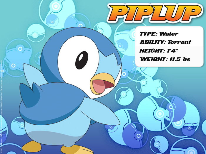 7 - Pokemon Piplup