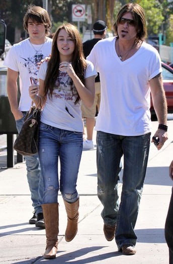  - x Miley Cyrus And Justin Gaston Out In Los Angeles 2010