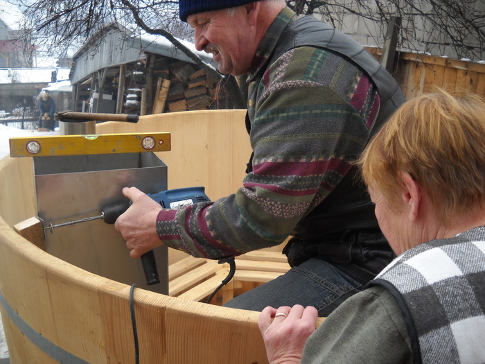 bormasina este ........la moda - AMENAJARE SAUNA FINLANDEZA