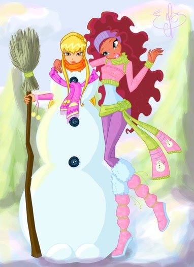 the_snowmen_by_coolcatflora-d34lcty - winx POZE PE CARE LE ADOR