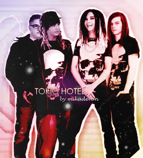 tokio_hotel__colourful_edit_by_fireflykaulitz - Tokio hotel