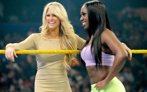 Kelly-Kelly-Cheering-Her-Pro-Naomi-At-NXT-500x312
