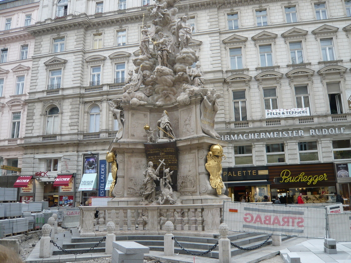 viena; monumentul ciumei
