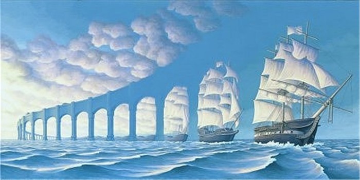 Bridge Or A Ship - poze    iluzorii