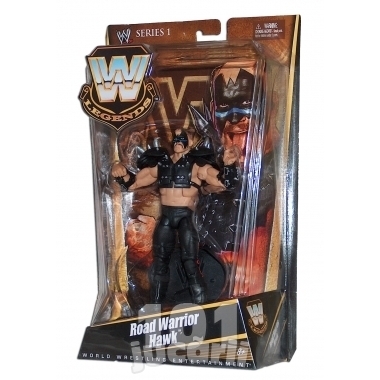 Figurina WWE Road Warrior Hawk (Legende, seria 1) - Jucarii WWE Mattel Wrestling