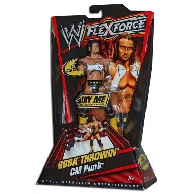 Luptator WWE CM Punk (Flex Force) - Jucarii WWE Mattel Wrestling