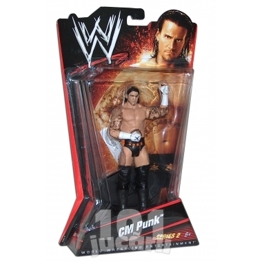 Luptator WWE CM Punk (seria2) - Jucarii WWE Mattel Wrestling