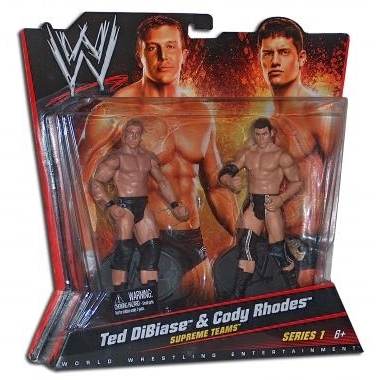 Luptatori WWE Ted Dibiase si Cody Rhodes (The Legacy) - Jucarii WWE Mattel Wrestling