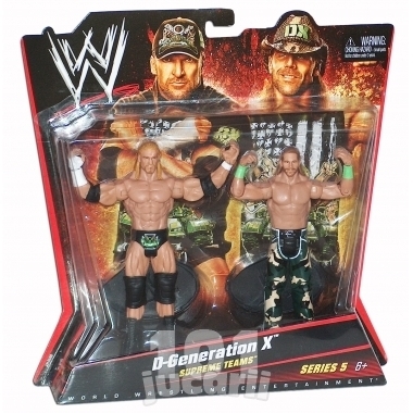Set luptatori WWE Triple H si Shawn Michaels (D-Generation X) - NOU - WWE Mattel Wrestling