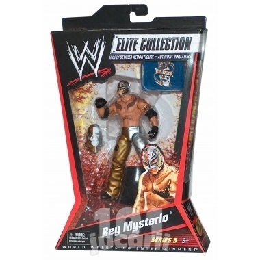 Figurina WWE Rey Mysterio (seria Elite) - NOU - WWE Mattel Wrestling