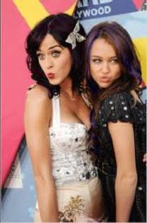 katty si miley - poze katty perry